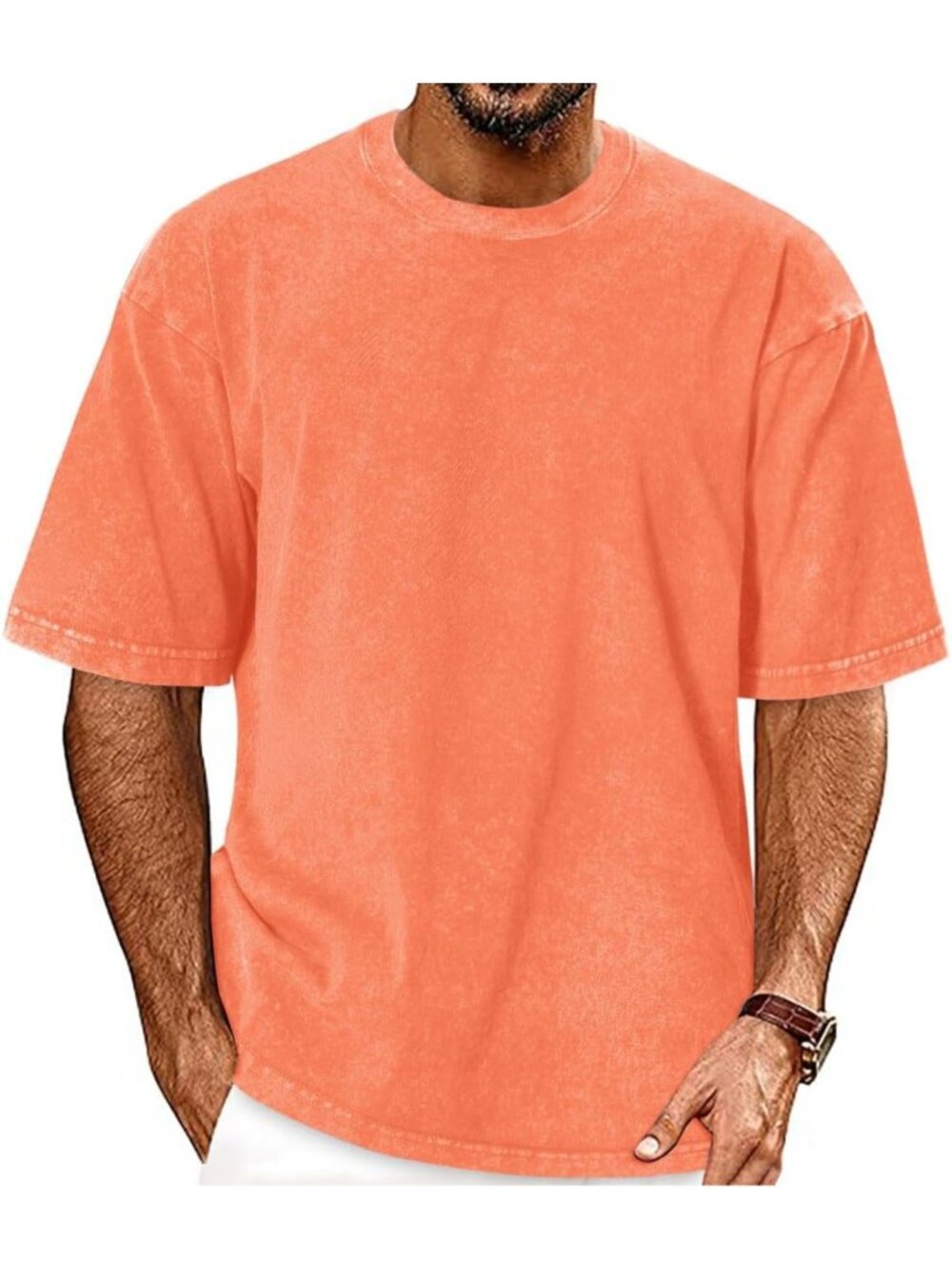 Vintage Oversized Short Sleeve Tees for Men | Basic Loose Fit T-Shirts
